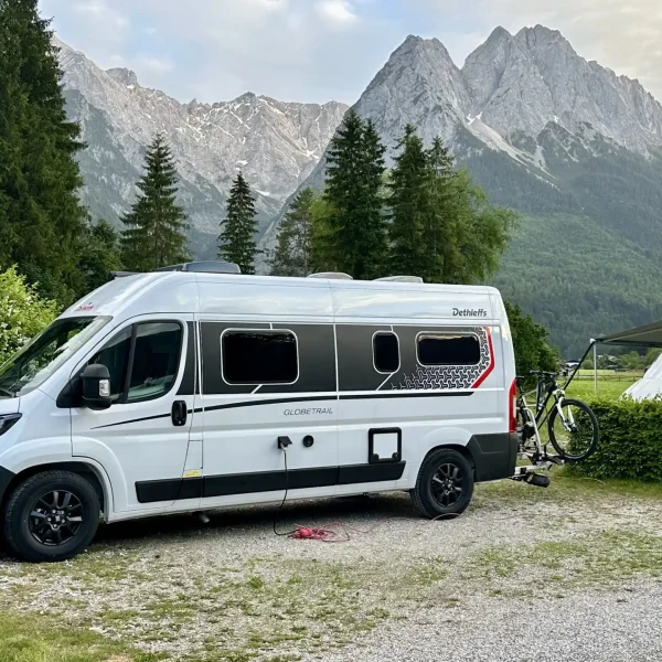 Dethleffs Globetrail 640 ES Active an der Zugspitze