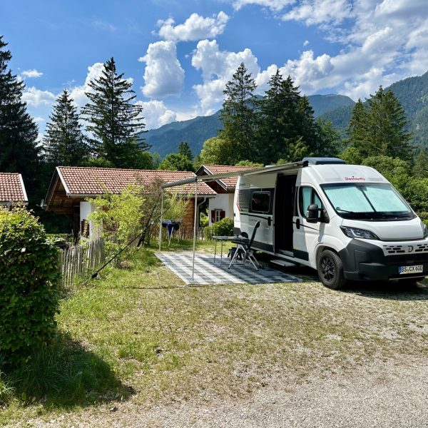 Dethleffs Globetrail 640 ES Active an der Zugspitze